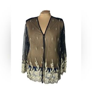Sheer formal over jacket size 3x